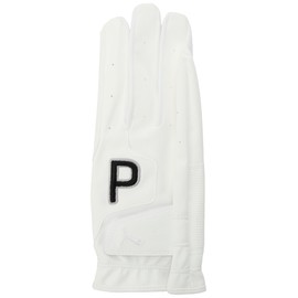 Puma Men's Golfing P Glove (Right Hand), bright white/puma black