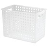 InterDesign Modulon X4 Storage Basket, Frost