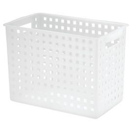 InterDesign Modulon X4 Storage Basket, Frost