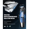 Barttrimmer Herren,Haarschneidemaschine All-in-1 Bartschneider herren,Rasierer Herren Elektrisch,120 Min Laufzeit,23 LäNgeneinstellungen(0.8-12mm),Wasserdicht,für