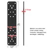 heneng 4 Pcs Flat Mending Plates for 4x4 Post, 16"