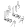 Bates- Cabinet Locks with Keys, 1-1/2", 2 Pack, Long Cam