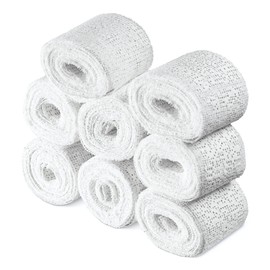 Navaris Baby Belly Plaster Bandages Set of 6, 6 x Plaster Imprint Bandages 5 cm x 270 cm for Baby Belly Bandage Plaster Cast Plaster Bandage for Crafts Quick Drying s