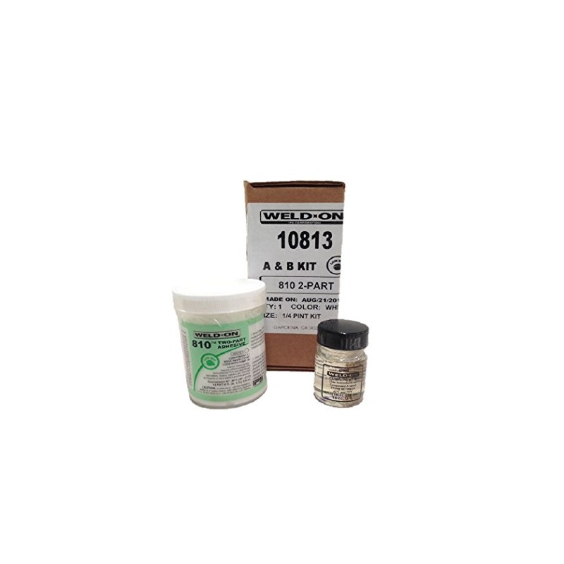 Weld-On 10813 810 Two-Part High-Strength Reactive Adhesive - Fast-Setting and