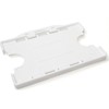 Customcard ltd® Double Sided ID Card Holder Two Sided Badge