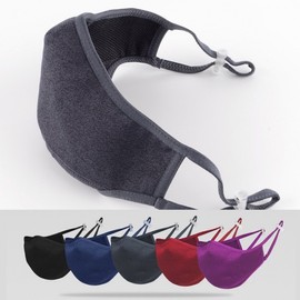 Kowire Adult Anti-fog Winter Mask with Adjustable Strap, Washable 3D Ergonomic Design Winter Mask - Gray 5ea