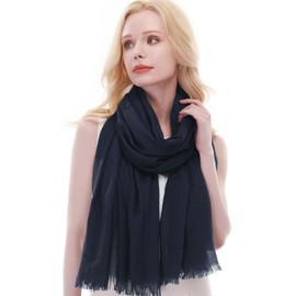 RIIQIICHY Scarves Scarves for Women Scarf Neckerchief Scarf Scarves Winter Spring Summer Pashmina Stole Shoulder Scarf, darkblue