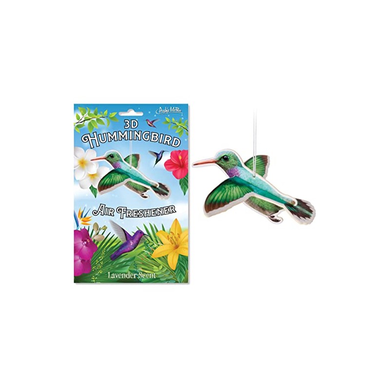 Archie McPhee 3D Hummingbird Air Freshener - Lavender