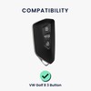 kwmobile Car Key Case Compatible with VW Golf 8 3-Button