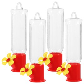 BESPORTBLE 4sets Adorable Bird Feeder Easy to Install Hanging Bird Feeders for Garden 4pcs*4