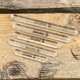 Sbirolino Tremarella Glass Weights Bombarden Glass Weight for Trout Fishing, Trout Fishing Weight, Glass Weight for Trout (Narrow 5)