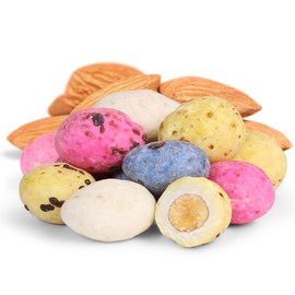 Dinosaur Eggs Chocolatey Covered Almonds by It's Delish, 2 Lbs Bulk Bag | Easter Pastel Speckled Chocolate Almond Candy Snack | Mini Robin Eggs | Healthy Snacks, Keto, Vegan, Dairy Free, Kosher