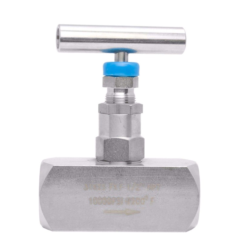 3/8" Stainless Steel (316) Needle Valve - Packed Bonnet FxF