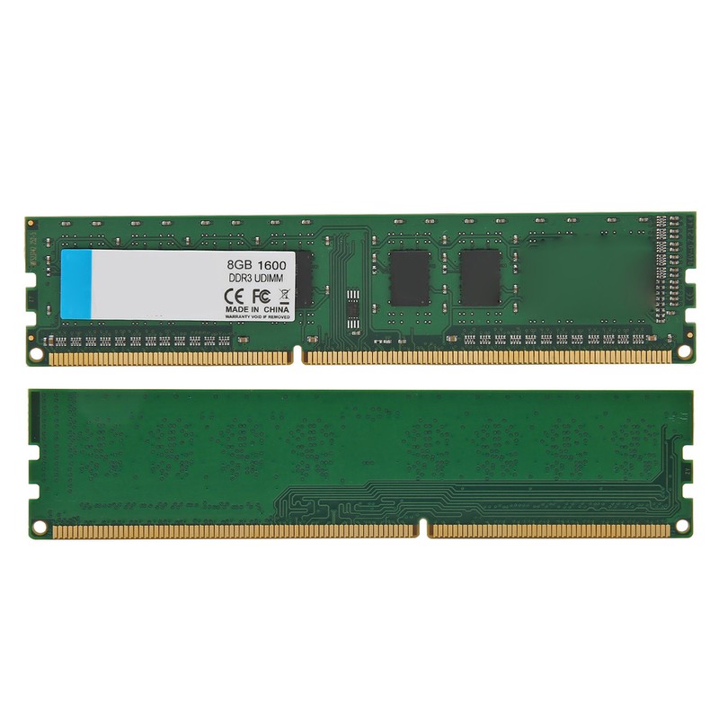 DDR3 UDIMM 1600Mhz RAM 64bit Width 40Pin Data Interface Plug