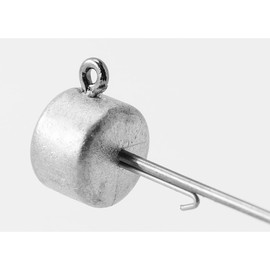 FOLANDO 5PCS Jig Heads Hooks Sharp Jig Heads Hooks for Soft Lure Fishing Hooks for Bass Trout Freshwater Saltwater Jig Head Hooks 6g