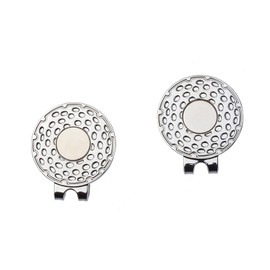 DFsucces Golf Marker, Stylish Golf Cap Clip with Magnet, Base, Hat Clip, Magnet, Golf Marker Holder, Golf Equipment (Set of 2)