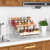 ZDDLOINP 4-Tier Spice Rack for inside cupboard, Kitchen Countertop Spice
