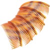 PACKOVE 6Pcs Hair Side Combs for Women Durable Plastic Hairdressing