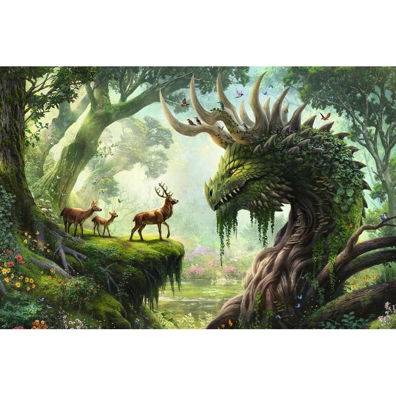 Ravensburger - The Forest Dragon Awakes - 3000 Piece Jigsaw
