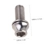 ULTECHNOVO 3sets Aluminum Alloy Screw M5x12mm Bike Screw Replacement Handle