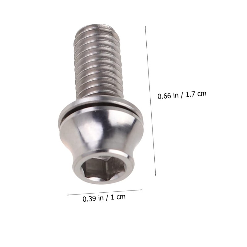 ULTECHNOVO 3sets Aluminum Alloy Screw M5x12mm Bike Screw Replacement Handle