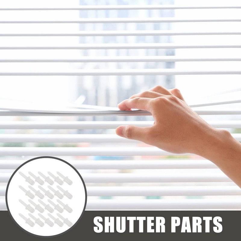 NOLITOY Shutter Repair Pins, 60Pcs Shutter Louver Repair Pins Replacement