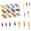 Fishing Spoon Lure Set Metal Baits for Trout, Char and