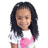 SHAKE-N-GO 3x Kids-senegal Twist With Curls 8" (3-PACK) (JET BLACK