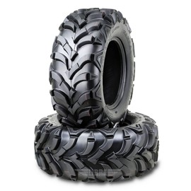 (2) WANDA Solid Mud ATV Tires 24x8x11 fit 2004 Kawasaki Bayou 300 Front