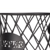 Iron Coffee Pod Holder Organizer Large Capacity Coffee Capsule Storage