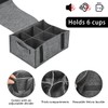 RHHGHY 2 PCS Camping Storage Bag, Plate Storage Box, Caravan