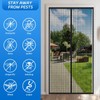Screen Magnetic Door Closure Heavy Duty,Self Sealing,King Kong Mesh Outdoor