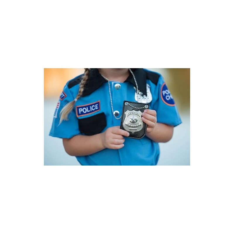 Police Badge for Kids - Pretend Play PD Badge with