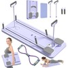 Tabla Abdominal Multifuncional,Rodillos Abdominales Plegables,con Bandas Elásticas 38 lbs en