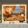 Hasipu Vanity Mirror with Lights, 28" x 20" LED Makeup