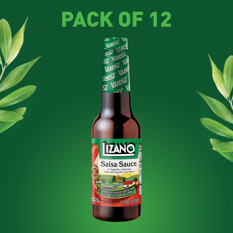 Lizano Salsa Sauce With Vegetables and Spices, 21.13oz (Pack of