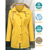 LOMON Women Raincoat Lightweight Active Wear Quick-drying Junior Casual Fashion
