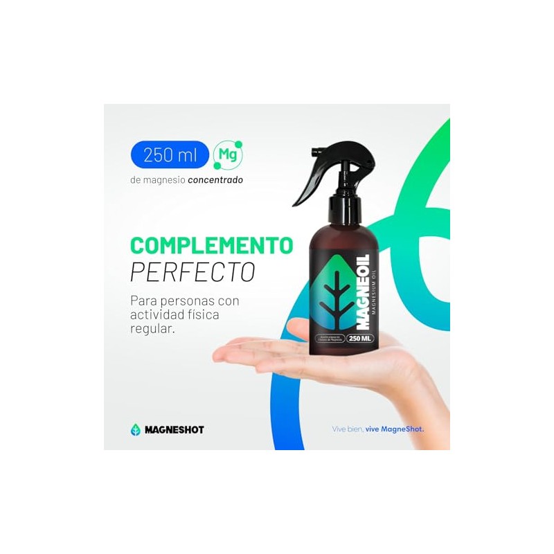 Magneshot | MagneOil Aceite de Magnesio puro de Zechstein -