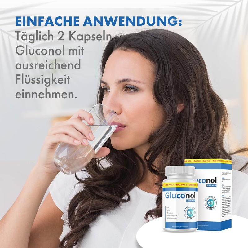 Gluconol Capsules, Rich in Vitamins and Minerals, for Men and