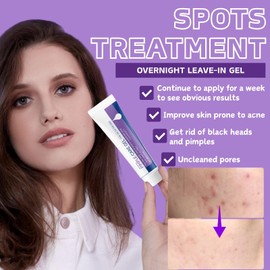Instant Pimple Care Gel Acne Cream - Day and Night Repairing Acne Treatment Cream - Spot Treatment Creams for Pimple,Blemish,Rosacea,Rednss,Ac-ne - Natural Spot Creams with Salicylic Acid,Tea Tree Oil