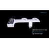 Hibbent Bidet Fresh Water Spray Kit Non Electric Toilet Seat