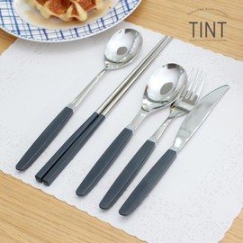 Maho Cutlery Tint Adult Korean/Western 5-Piece Cutlery Set / 마호커트러리 틴트 성인용 한식양식 수저 5종세트