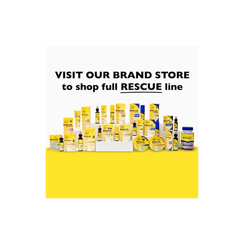 Bach RESCUE REMEDY Spray 7mL, Natural Stress Relief, Homeopathic Flower