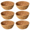 6 Pack 16 Inch Coco Liners for Hanging Baskets Coconut