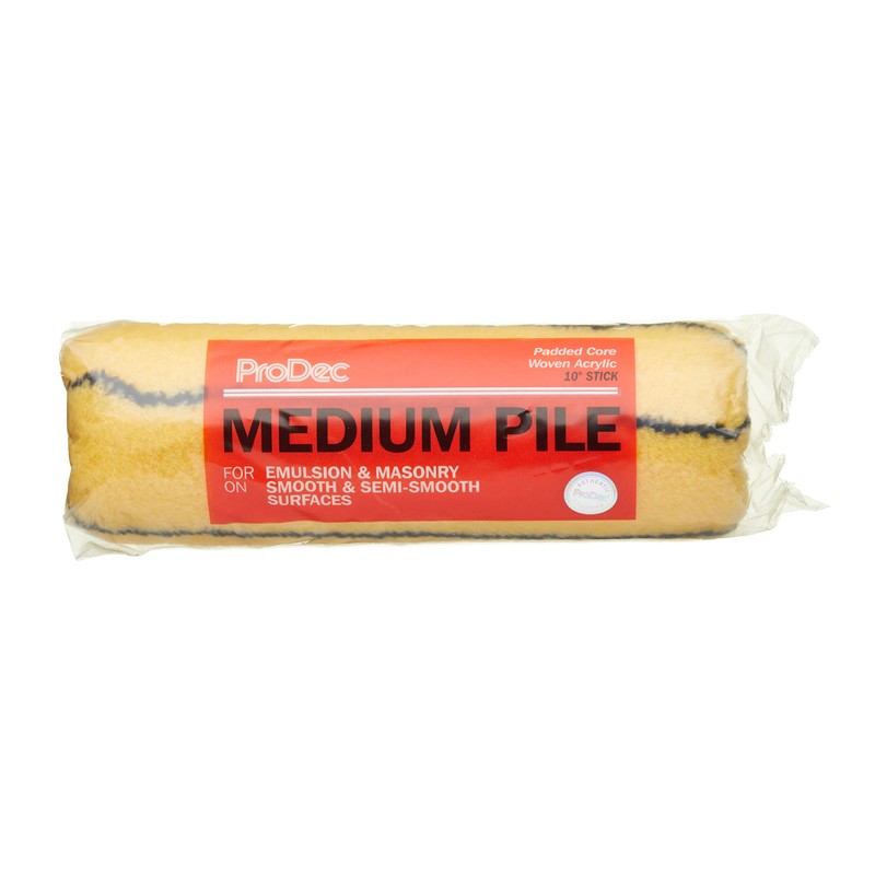 ProDec 250mm Professional Craft Grade Medium Pile Masonry Paint Roller,
