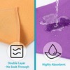 Adult Absorbent Drool Bandana Bibs, Large Soft Bibs Set for