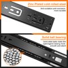 12 inch Drawer Slides 6 Pairs (12pcs) Soft Close 3