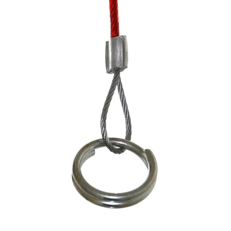 1 Trailer Breakaway Rope Emergency Brake Cable 1 m Red