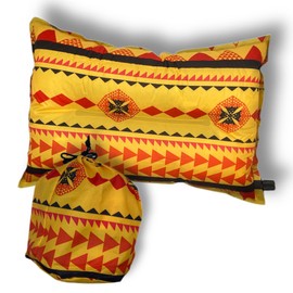 eBoutik - Portable, Lightweight, Inflatable Camping Pillow - Luxury Compact, Comfortable Waterproof & Lightweight, Train & Plane Travel (Orange)