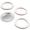 VIOKS 3x Sealing Ring Espresso Maker + Espresso Strainer Insert